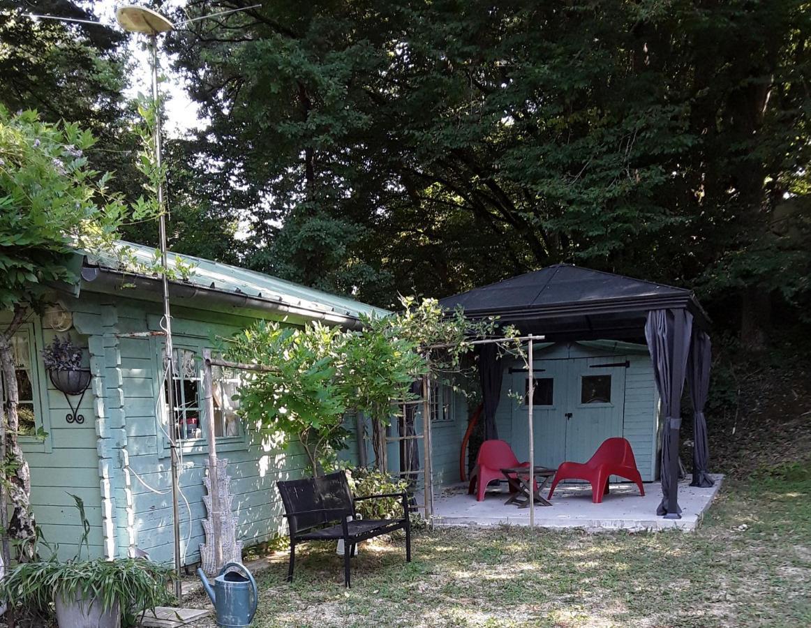 Le Chalet De La Grenouille Verte Tursac Extérieur photo
